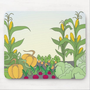 Vegetable Garden Mouse Mat