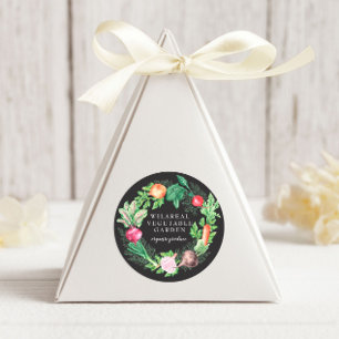 Vegetable Garden Organic Farm Classic Round Sticker