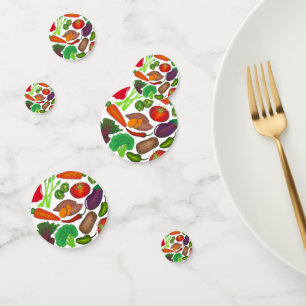 Vegetable Garden Produce Greenmarket Veggies Confetti