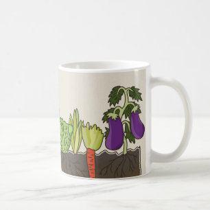 Vegetable garden soil earth layers kitchen decor coffee mug