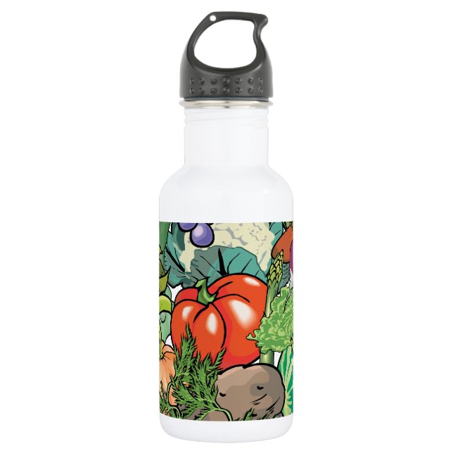 Vegetable Gardener 532 Ml Water Bottle (Front)