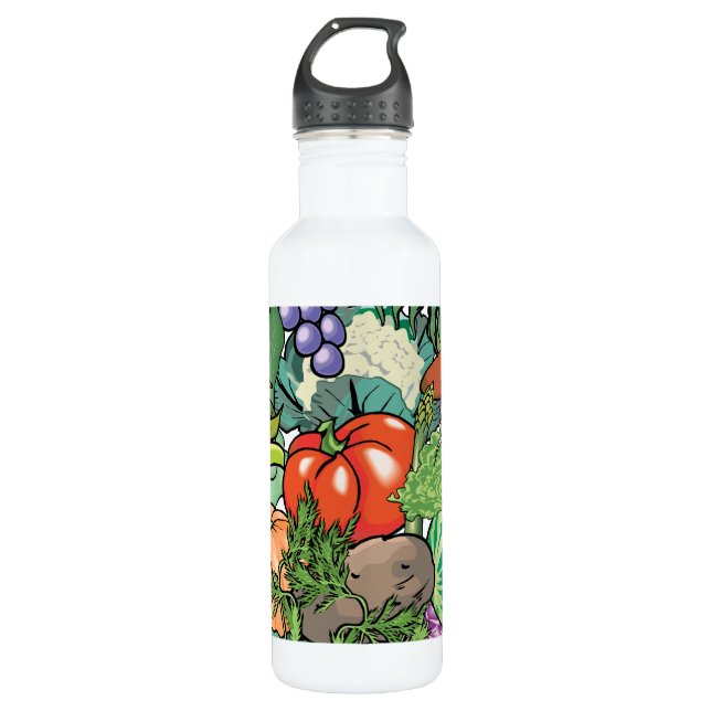 Vegetable Gardener 710 Ml Water Bottle (Front)