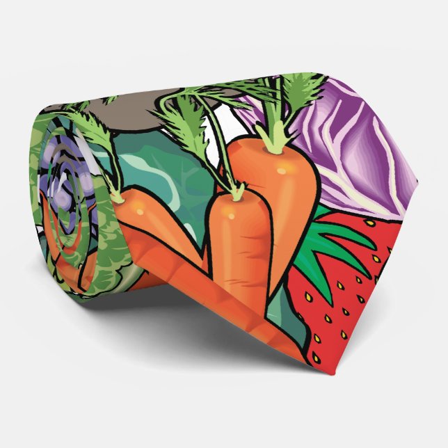 Vegetable Gardener Tie (Rolled)