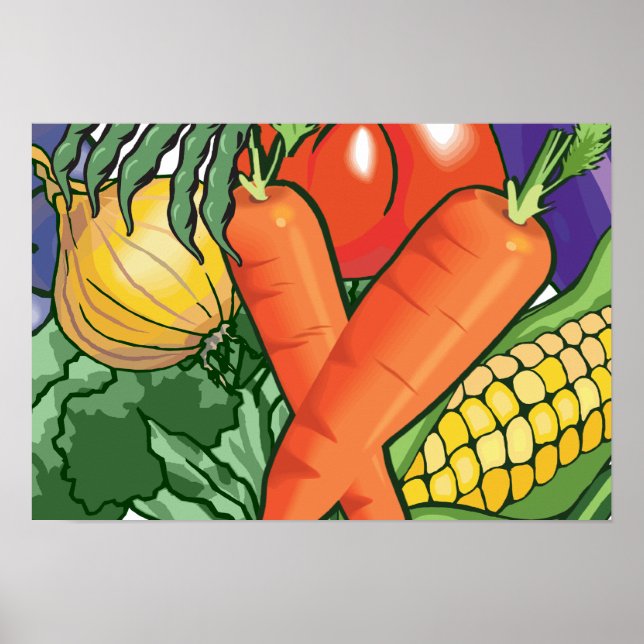 Vegetable Gardening Poster (Front)