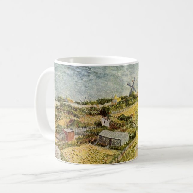 Vegetable Gardens, Montmartre by Vincent van Gogh Coffee Mug (Front Left)