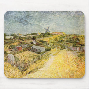 Vegetable Gardens, Montmartre by Vincent van Gogh Mouse Mat