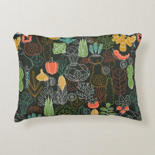 Vegetable Icons   Decorative Cushion
