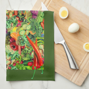 Vegetable Inspirations Kitchen Towels