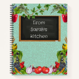 Vegetable Inspired Personalised Recipe Notebook