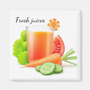 Vegetable juices magnet