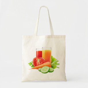 Vegetable juices tote bag