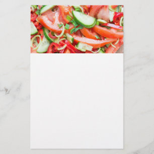 Vegetable salad flyer