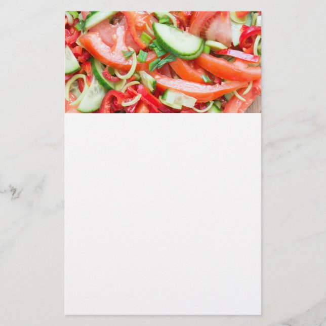 Vegetable salad flyer (Front)