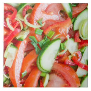 Vegetable salad tile
