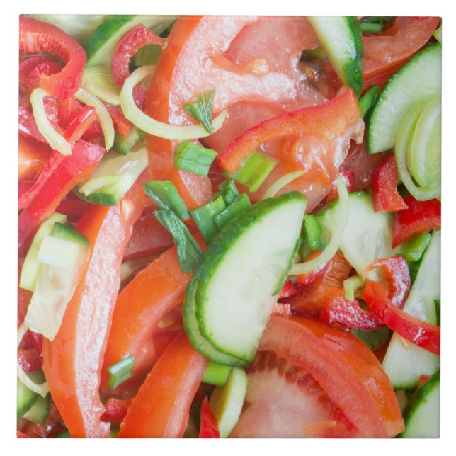Vegetable salad tile (Front)