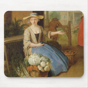 Vegetable Seller, Covent Garden, c.1726 (oil on pa Mouse Mat