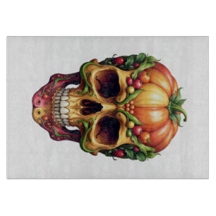 Vegetable Skull Cutting Board