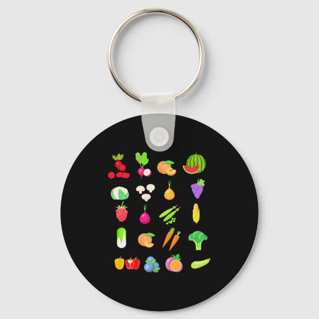 Vegetable Species Key Ring (Front)