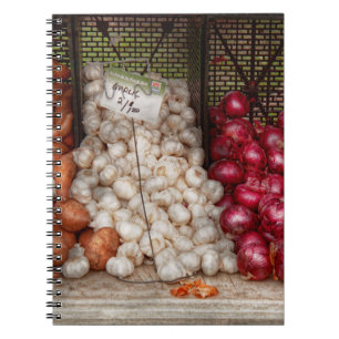 Vegetable - Sweet potatoes, Garlic, and Onions Notebook