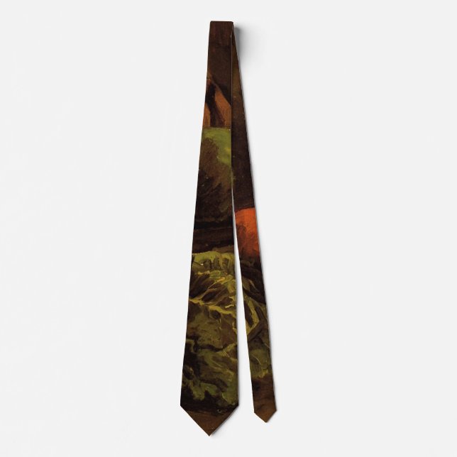 Vegetables and Fruit by Vincent van Gogh Tie (Front)