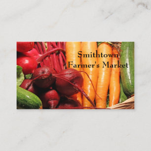 Vegetables Business Card