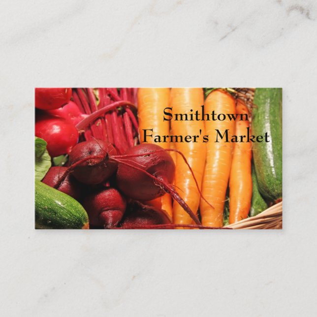 Vegetables Business Card (Front)