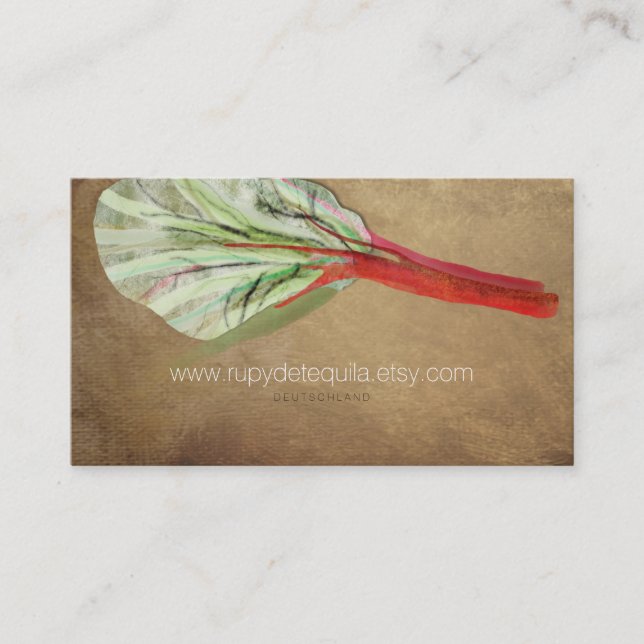 Vegetables Business Card (Front)