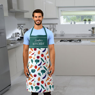 Vegetables Custom Kitchen Unisex  Apron