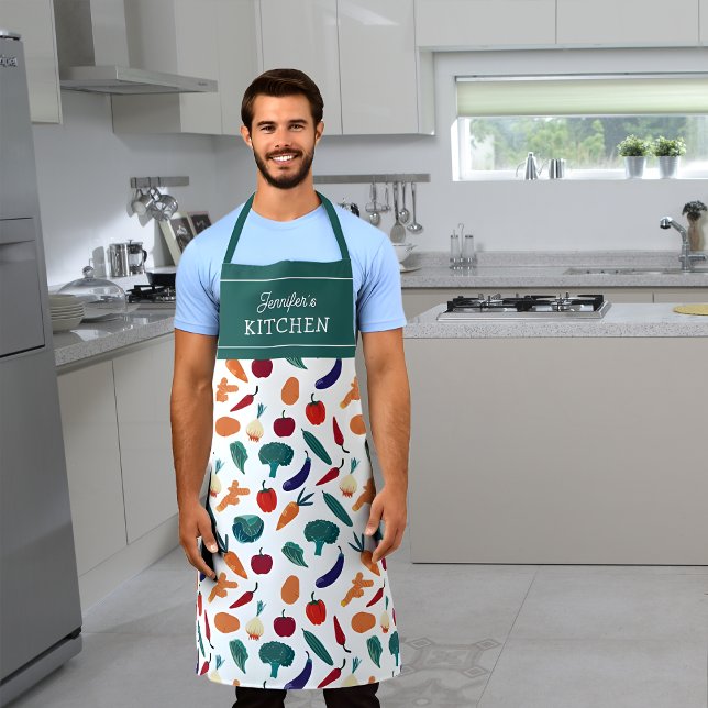 Vegetables Custom Kitchen Unisex  Apron (Creator Uploaded)