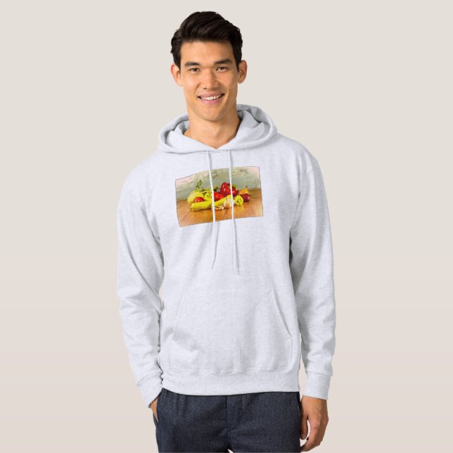 "Vegetables" Cute Photo. Buy Now Hoodie (Front Full)