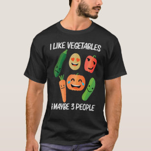 Vegetables For Men Women Healthy Lifestyle Food T-Shirt