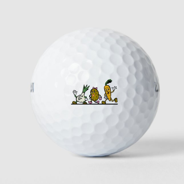 Vegetables Golf Balls (Front)