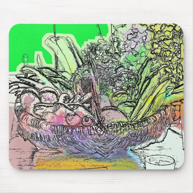 VEGETABLES MOUSE MAT (Front)