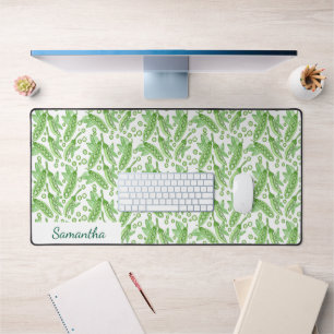 Vegetables Peas Desk Mat