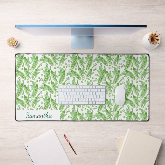 Vegetables Peas Desk Mat (Office 1)