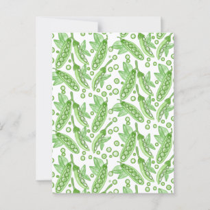 Vegetables Peas Postcard