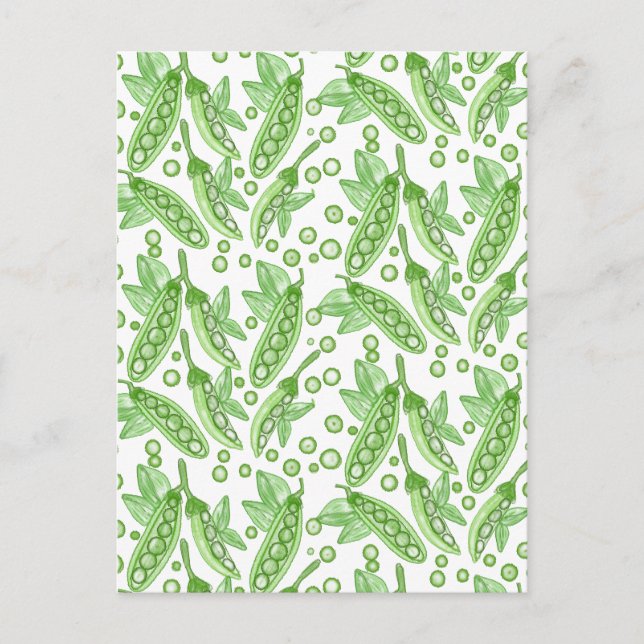 Vegetables Peas Postcard (Front)