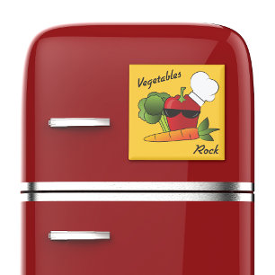 Vegetables Rock Magnet