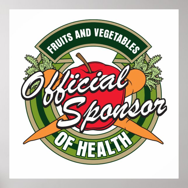 Vegetables Sponsor of Health Poster (Front)