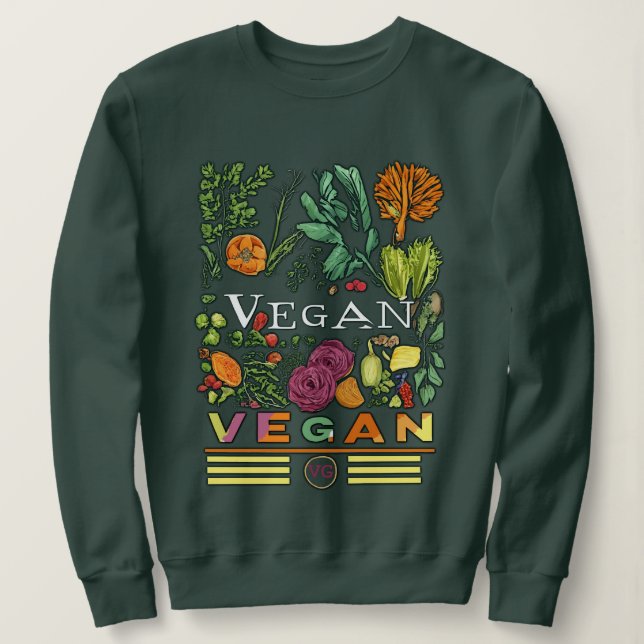 Vegetables Sweatshirt (Design Front)