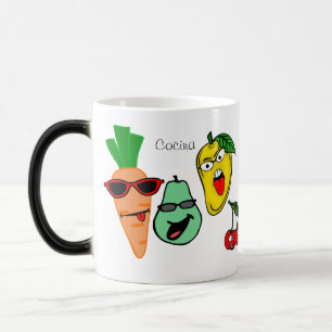vegetales y frutas magic mug