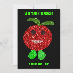 Vegetarian Barbecue Invitation