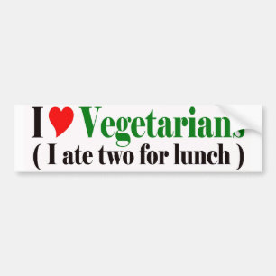 Vegetarian Bumper Sticker