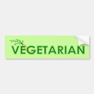Vegetarian Bumper Sticker