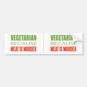 Vegetarian Bumper Sticker