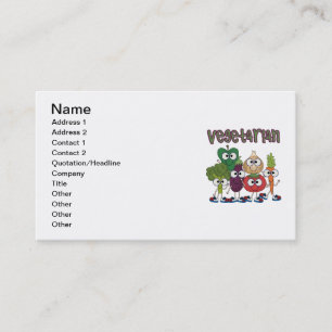 Vegetarian Business Card