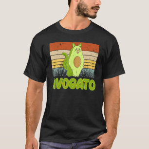 Vegetarian Cat Avogato Veggie Hangover Avocado Vin T-Shirt