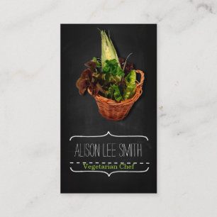 Vegetarian Chef/Catering/cook service Business Card