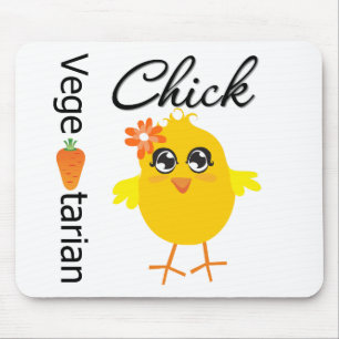 Vegetarian Chick Mouse Mat