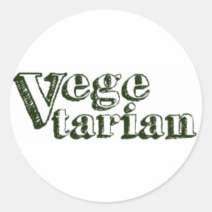 Vegetarian Classic Round Sticker